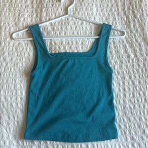 Teal tank top
